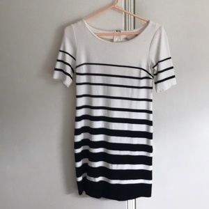 Banana Republic striped sheath dress